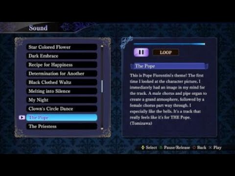 "The Pope" (Looped) -Nights of Azure 2: Bride of the New Moon Soundtrack