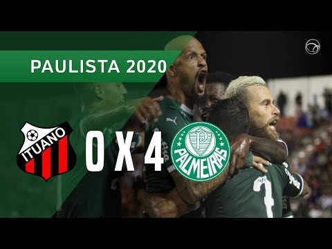ITUANO 0 X 4 PALMEIRAS - GOLS - 22/01 - CAMPEONATO PAULISTA 2020