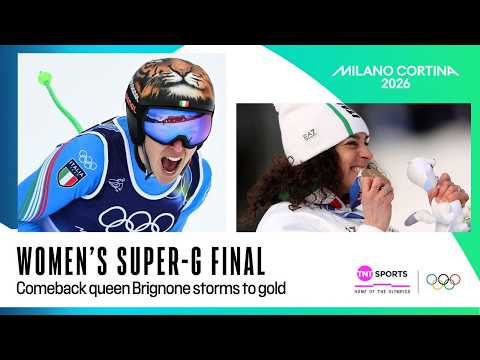 Federica Brignone completes emotional comeback with Olympic Super-G gold 👑 | Winter Olympics 2026