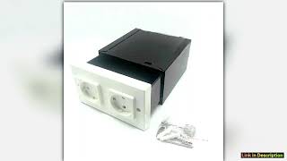 Imitation Double Plug European Standard Socket Wall Safe Security Secret Hidden Stash Box Upgrade E