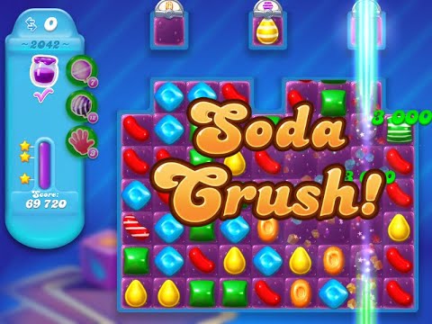 Candy Crush Soda Saga Level 2042 (3 stars, NO boosters)