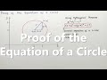 Proof Of The Equation Of A Circle