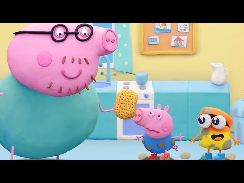 Peppa Pig English Episodes | Fun Play with Peppa and Doh-doh | Play-Doh Show Stop Motion @Play-Doh