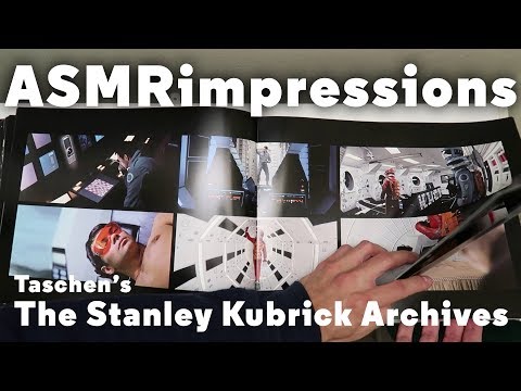 (Binaural, ear-to-ear, whisper, page flipping) ASMR Impressions - Stanley Kubrick Archives (Part 1)