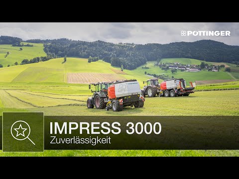 Zuverlässigkeit mit IMPRESS Rundballenpresse | PÖTTINGER