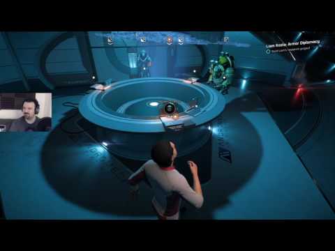 Mass Effect: Andromeda playthrough pt98 - Catching Up w/Liam...Why is He Topless?!