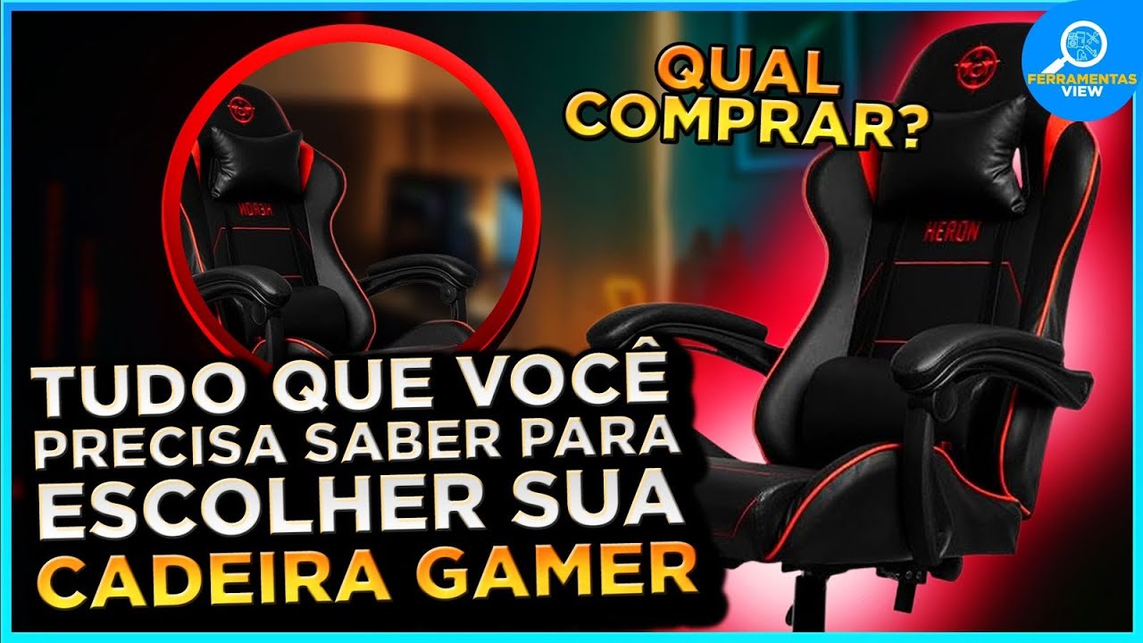 TOP 3 MELHORES Cadeira GAMER para COMPRAR em 2025! Qual é a Melhor Cadeira Ergonômica?