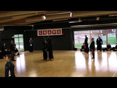 Kendo SM 2015, Lag - Kibo Dojo(White) vs Shimbukan(Red)