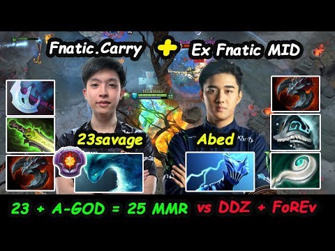 Fnatic 23savage [Morphling] Feat EG.Abed [Razor]  vs DDZ FoREV Dota 2 7.23E pro Gameplay