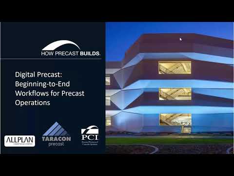Webinar l Digital Precast: Beginning-to-end Workflows