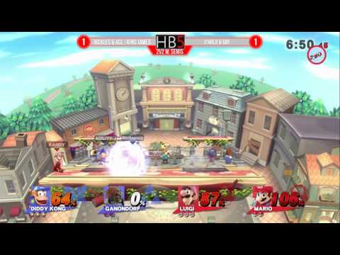 Hidden Bosses 5.0 2v2 Winners Semis - Rickles & King James vs. JTWIild & SbF