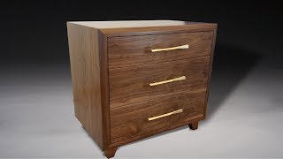 Building a Mid-century Modern Nightstand | woodworking