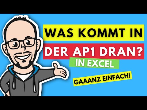 Was kommt 2025 in der AP1 Büromanagement in Excel dran?