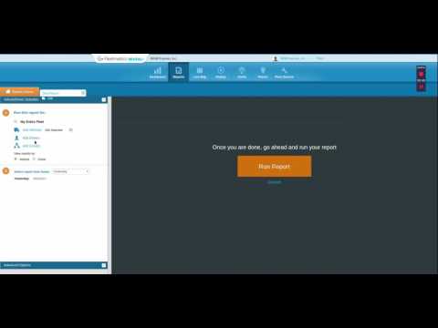 Fleetmatics Download Report Instructions