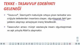 Eğitim Vadisi 10.Sınıf TDE 9.Föy Halk Edebiyatı Şiiri 2 Konu Anlatım Videoları