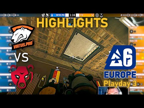 GREAT GAME! Virtus Pro vs TT9 - HIGHLIGHTS - Playday 3 - EUL 2023 Stage 1 - R6 Esport