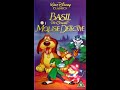 Opening To Basil The Great Mouse Detective UK VHS 1992