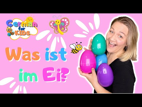 Learn German | Ostereier Öffnen | Learn German Colors | Counting | Spring Words | Easter | Ostern