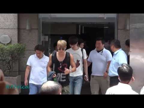 130813 Kangin,Ryeowook.Siwon.Zhou Mi left Regent Taipei