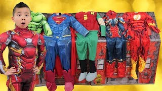 Download lagu Magic Superhero Wheel Costumes Fun With CKN mp3