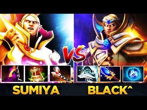 Sumiya vs Black^ Invoker Battle! How to play with Style! Dota 2 Gameplay