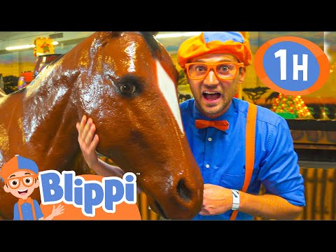 Blippi Visits An Indoor Amusement Park +More Blippi Videos | Educational Videos For Kids