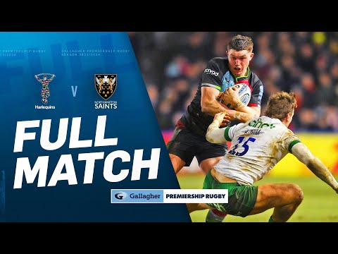 Harlequins v Northampton - FULL MATCH | Victory Sealed At The Death! | Gallagher Premiership 24/25
