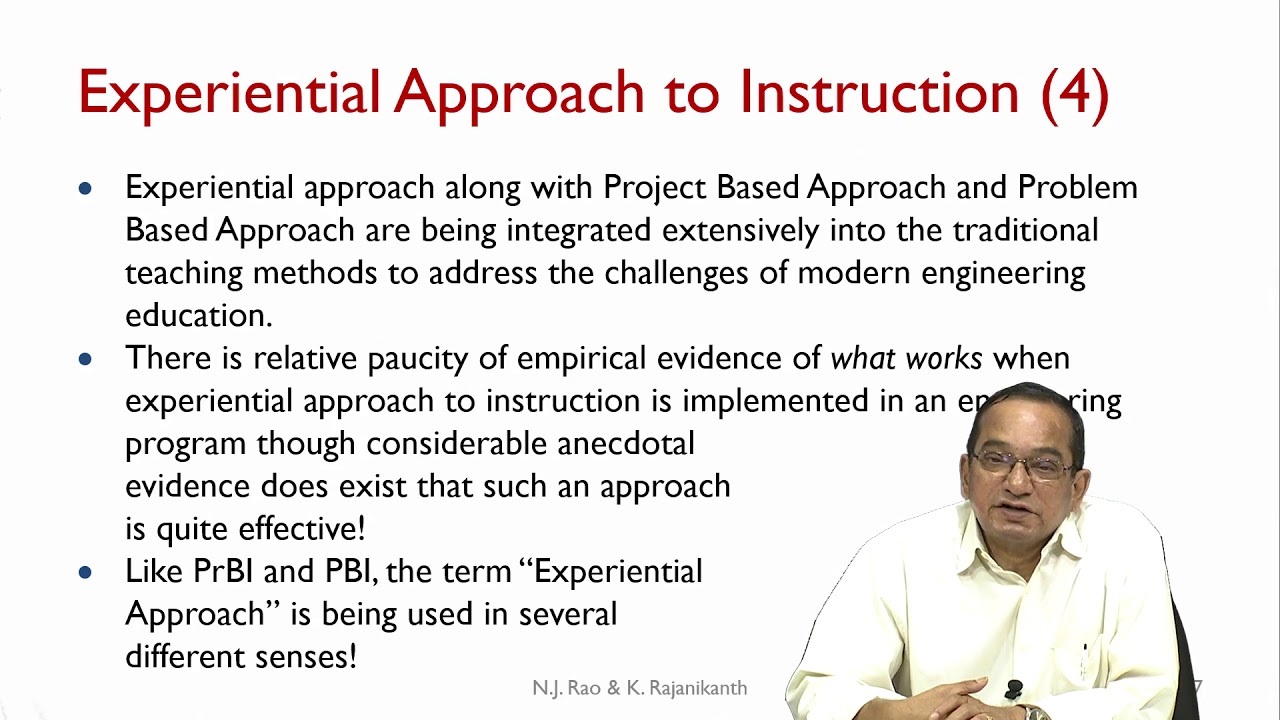 noc19 ge17 lec31 Experiential Approach to Instruction