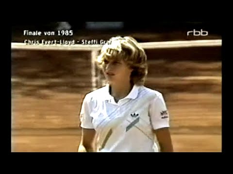 Chris Evert vs. Steffi Graf Berlin 1985 F 💛💖