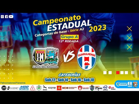 🏆 Campeonato Estadual categorias de base A2 - 12ª Rodada Sub14