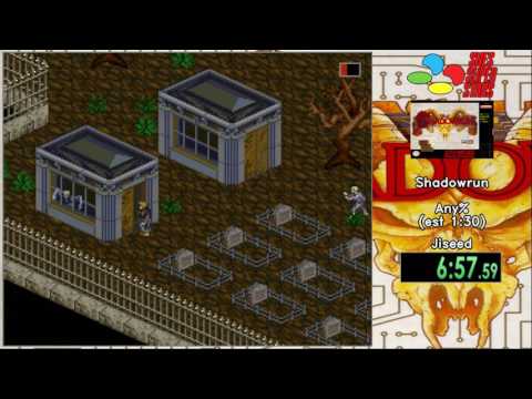SNES Super Stars 2017 [98] - Shadowrun (Any%) by Jiseed