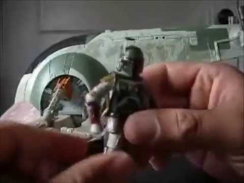 Star Wars Custom: Boba Fett and correct Scale Slave 1