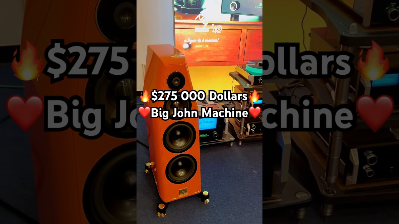 $275 000 Dollars 🔥 Big John Machine Audiophile HiEnd Stereo System ⚙️ McIntosh KHARMA Bassocontinuo