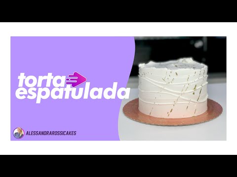 TORTA ESPATULADA EN CHANTILLY MAGICO #10 | Alessandra Rossi Cakes