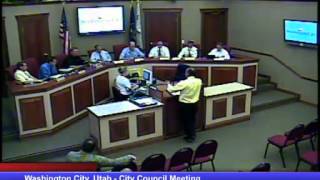preview picture of video 'Washington City Utah Regular Council Meeting of June 12, 2013'