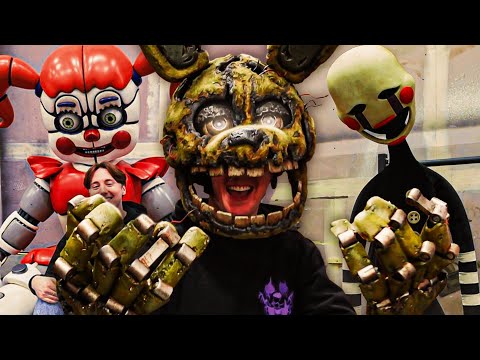 VISITING THE FNAF 2 MOVIE SET SPOILER VLOG