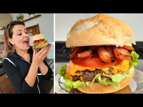 O SEGREDO DO MELHOR HAMBÚRGUER CASEIRO | Adriana Reis
