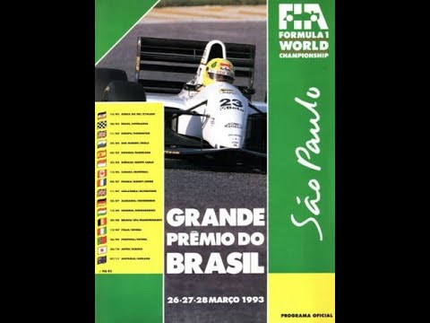 F1 TF1 1993 Grand Prix 1993 du Brésil (Interlagos) (Senna-Prost)