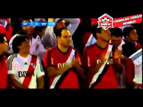 Juan Cruz Kaprof Gol   River Plate vs Sevilla 1 0 Super Copa Euroamericana 2015 HQ