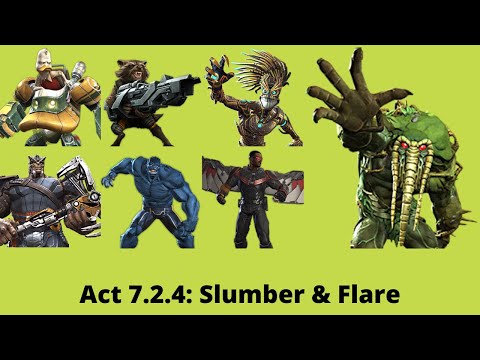MCOC: Act 7.2.4 Slumber | Flare | Particle Accelerator | Size Matters | Man-Thing Boss