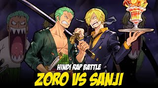Zoro Vs Sanji Hindi Rap Battle | Hindi Anime Rap | One Piece AMV | Prod. By KaalaH