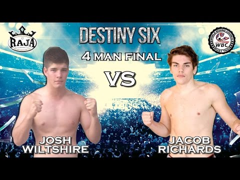 2016 Destiny Six Muay Thai Fight 12 Josh Wiltshire vs Jacob Richards