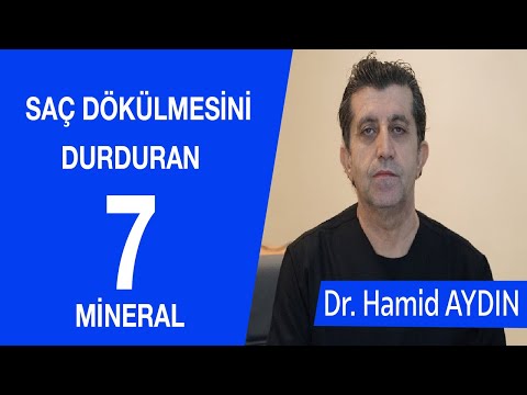Saç Dökülmesini Durduran 7 Mineral - Dr Hamid AYDIN