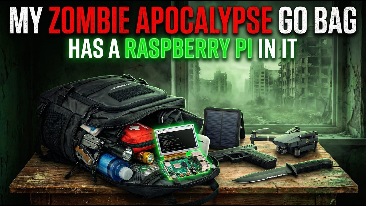 My Zombie Apocalypse Go Bag Has a Raspberry Pi In It