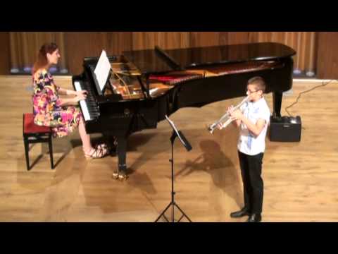 Jan Dobrý - trubka | W.A.Mozart: Sonatina | ZUŠ Sokolovská Plzeň