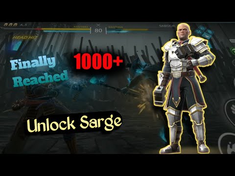 Shadow Fight Arena || Finally Reached at 1000 + TPS || Sarge is insane.