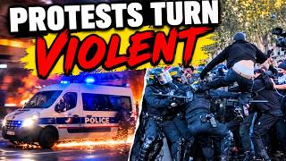 France & Italy on Fire: Protests Turn Violent