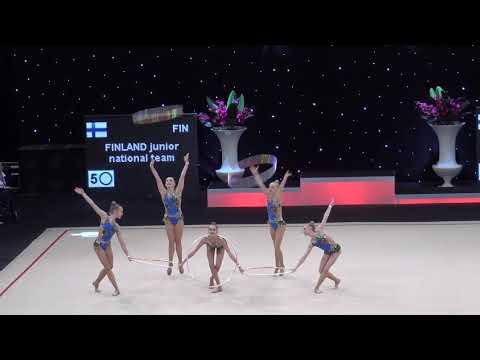 Miss Valentine 2019 RG FIG Junior Group Finland National Team 5xhoop FIN