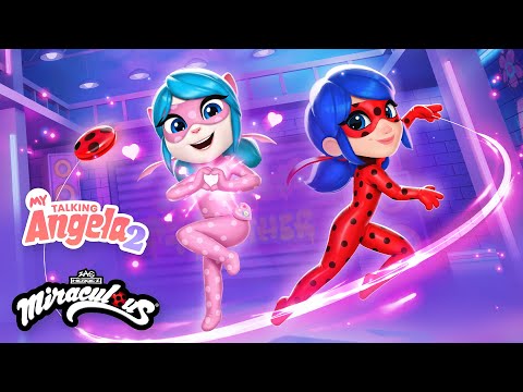 Talking Angela and Miraculous Ladybug