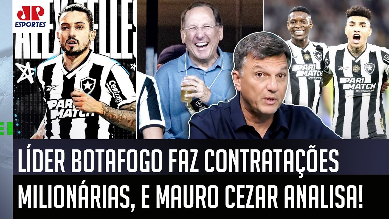 "É UM CASTELO DE AREIA! O Botafogo hoje NÃO TEM..." Mauro Cezar É DIRETO em ANÁLISE!